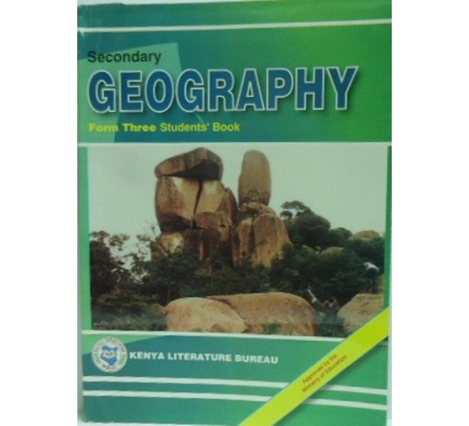 Secondary Geography Form three Students 'Book